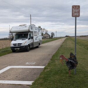 Why did the turkey cross the road?